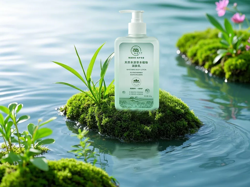 雨露鲜荷-天然本源草本植物润肤乳