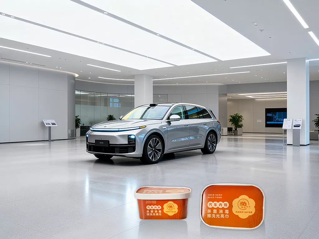 雨露鲜荷 - 汽车内饰杀菌消毒擦洗光亮巾