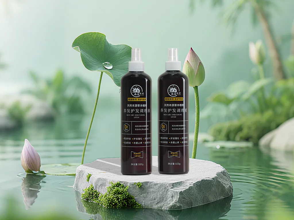 雨露鲜荷 - 天然本源草本植物养发护发调理液